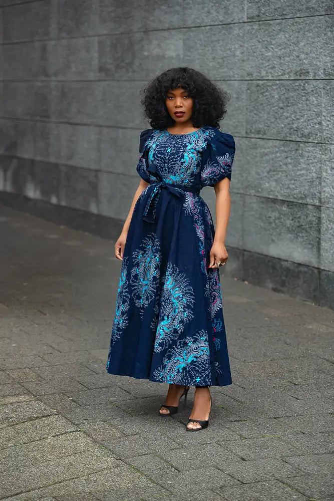 ALICE BLUE MIDAXI DRESS