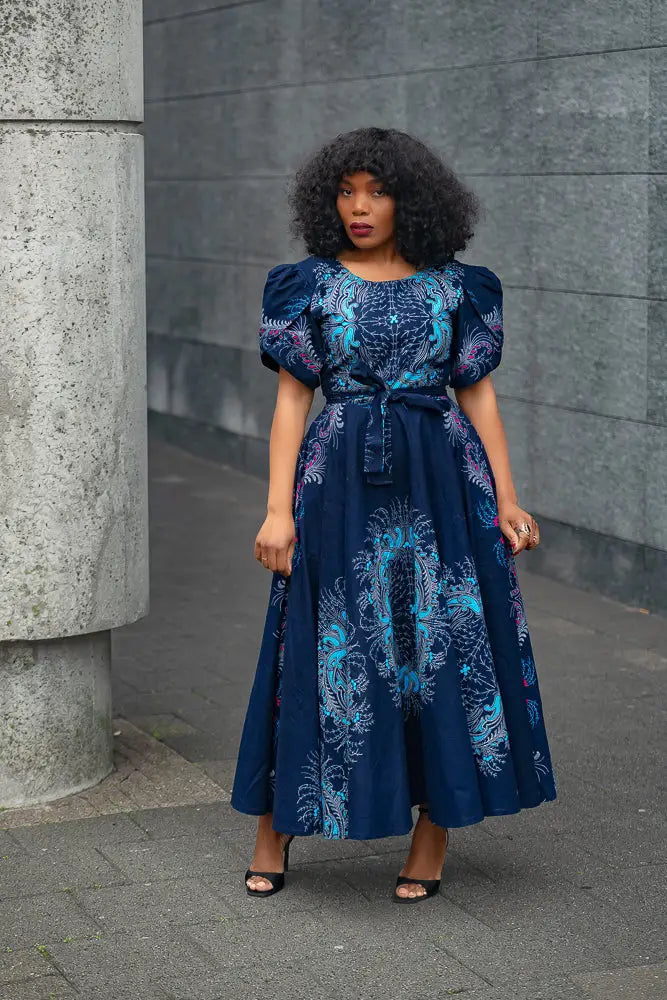 ALICE BLUE MIDAXI DRESS