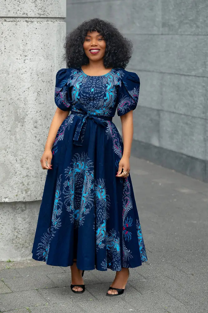 ALICE BLUE MIDAXI DRESS