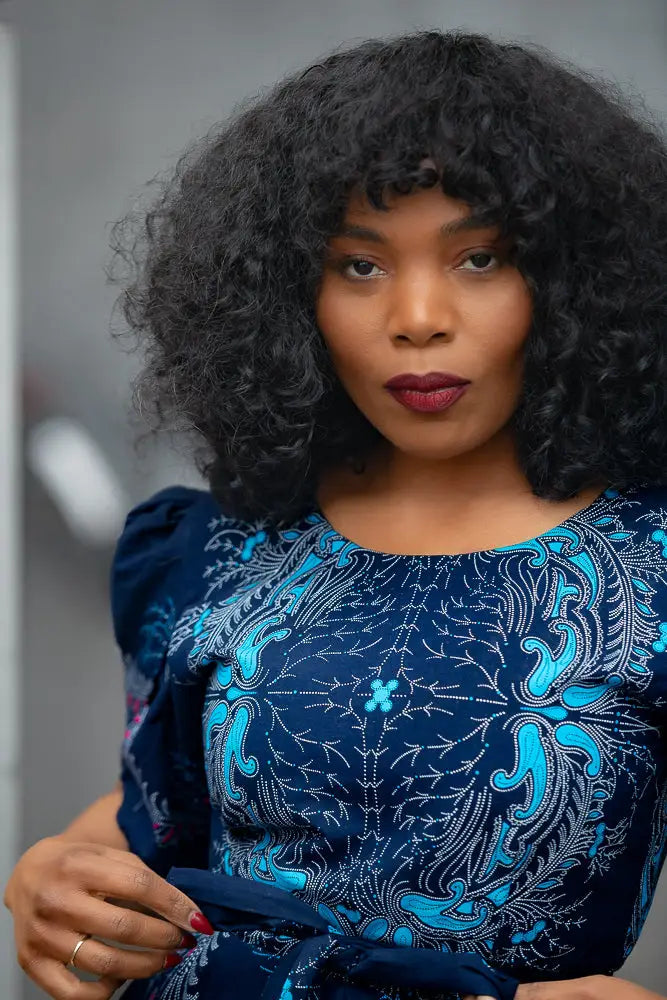 ALICE BLUE MIDAXI DRESS