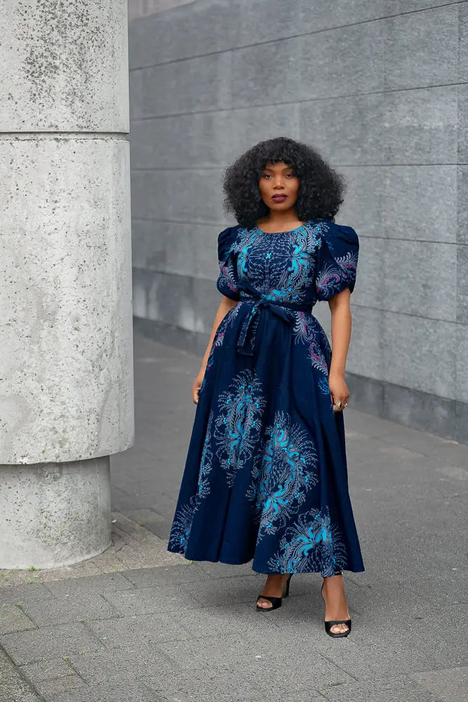 ALICE BLUE MIDAXI DRESS