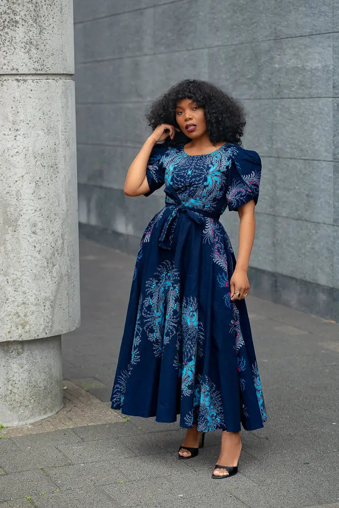 ALICE BLUE MIDAXI DRESS