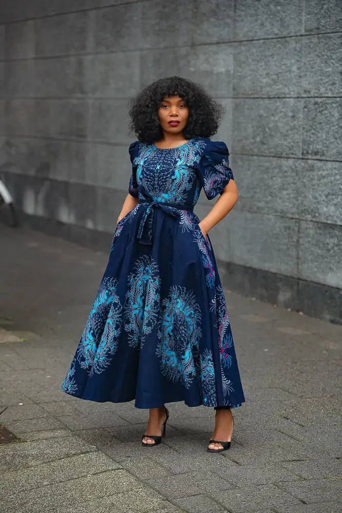 ALICE BLUE MIDAXI DRESS