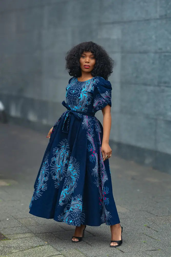 ALICE BLUE MIDAXI DRESS