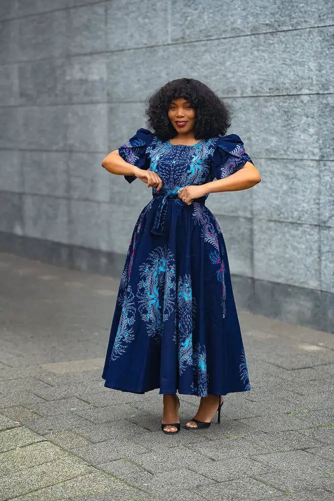 ALICE BLUE MIDAXI DRESS