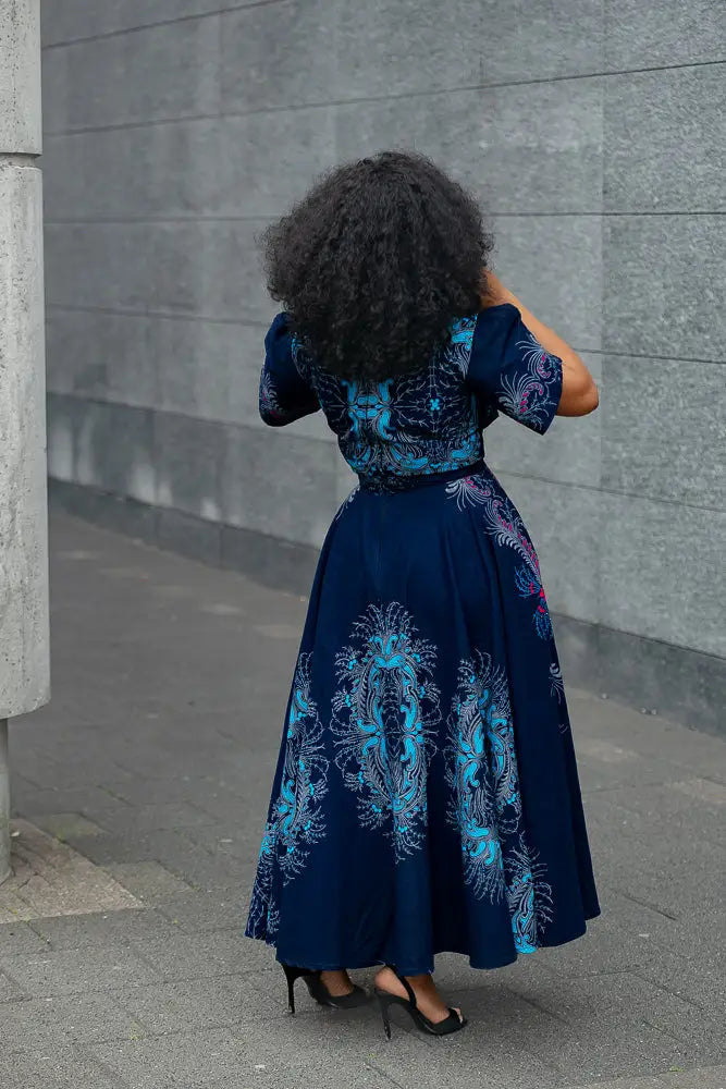 ALICE BLUE MIDAXI DRESS