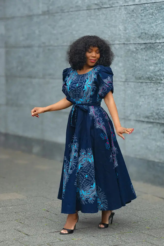 ALICE BLUE MIDAXI DRESS