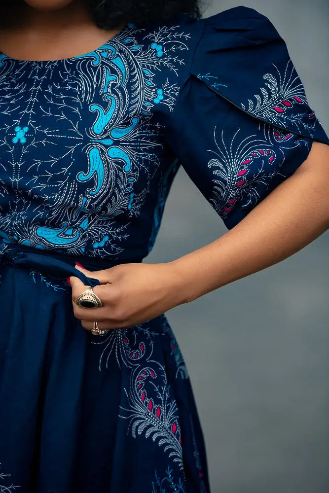 ALICE BLUE MIDAXI DRESS