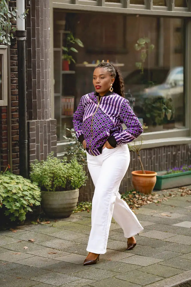 AMMA PURPLE MULTIWAY JACKET