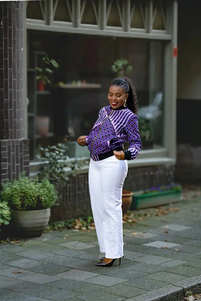 AMMA PURPLE MULTIWAY JACKET