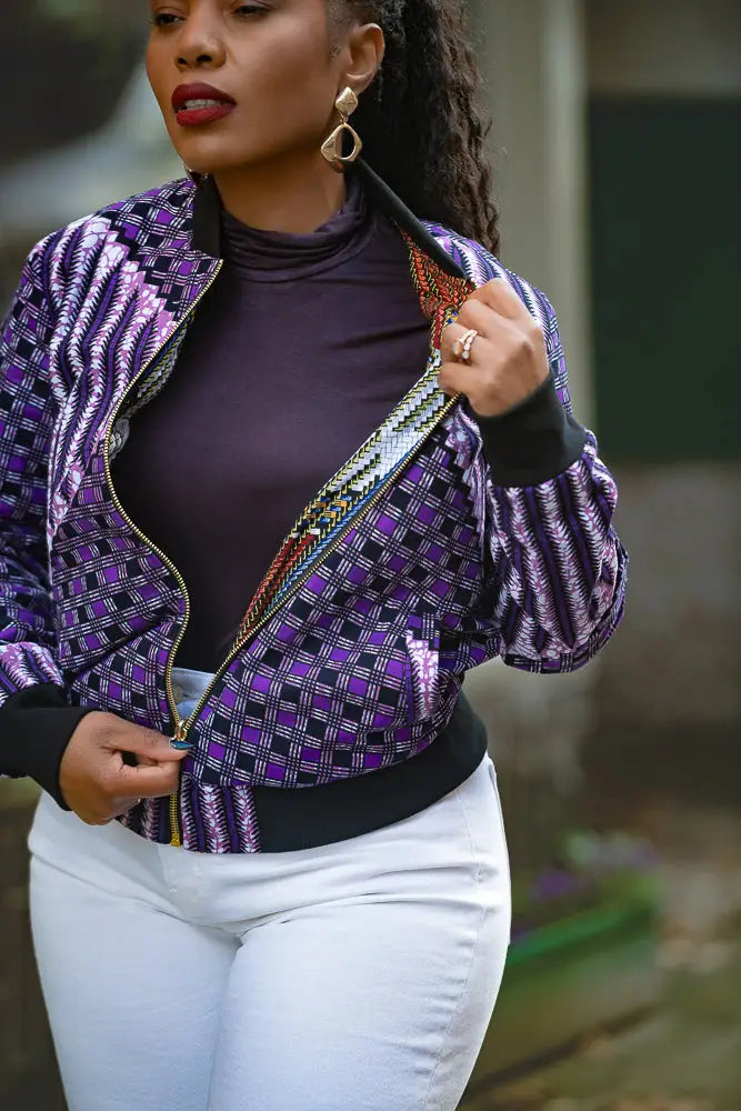 AMMA PURPLE MULTIWAY JACKET