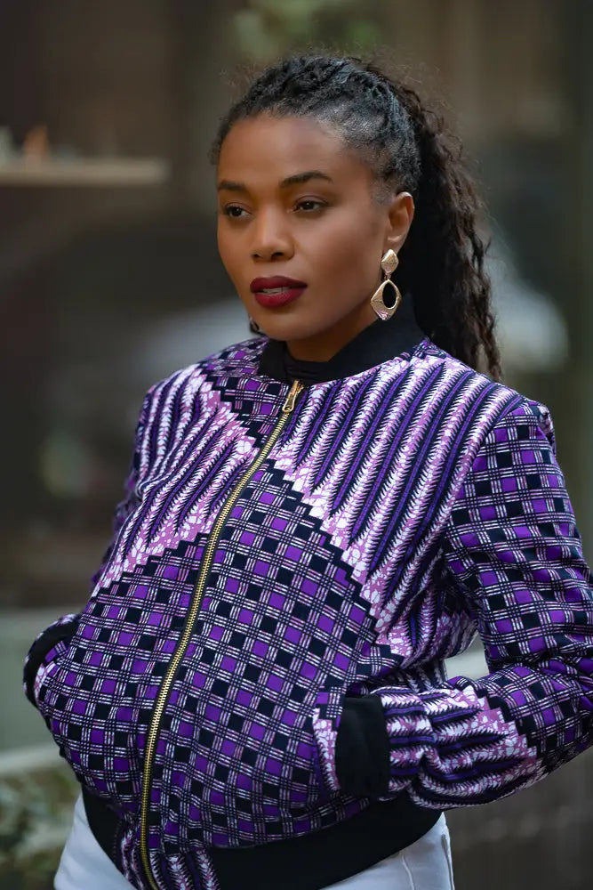 AMMA PURPLE MULTIWAY JACKET